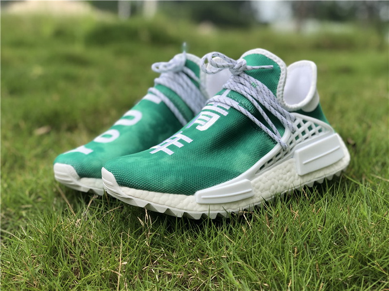 Super max Adidas NMD Human Race Pharrell China Exclusive Green(98% Authentic quality)